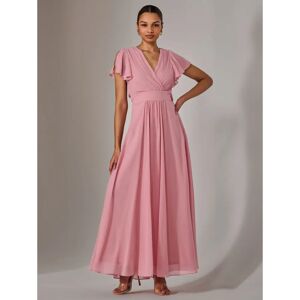 Jolie Moi Dusty Pink Pleated Maxi Dress - Max Dress Jolie Moi Dusty Pink Pleated Maxi Dress - Max Dress