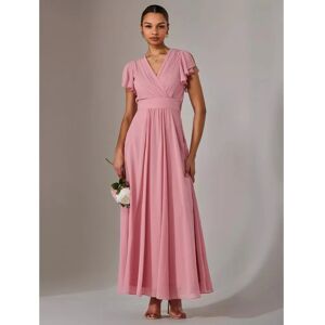 Jolie Moi Dusty Pink Pleated Maxi Dress - Max Dress Jolie Moi Dusty Pink Pleated Maxi Dress - Max Dress