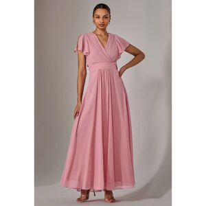 Jolie Moi Dusty Pink Pleated Maxi Dress - Dress Jolie Moi Dusty Pink Pleated Maxi Dress - Dress