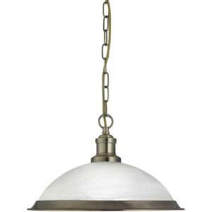 Searchlight Antique Brass Bistro Ceiling Pendant - Art Deco Style Searchlight Antique Brass Bistro Ceiling Pendant - Art Deco Style