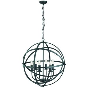 Searchlight Orbit 6 Light Spherical Cage Ceiling Pendant - Ceiling Pendant Light Searchlight Orbit 6 Light Spherical Cage Ceiling Pendant - Ceiling Pendant Light