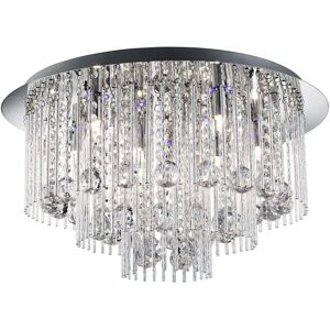 Searchlight Beatrix LED Ceiling Light - Chrome, Crystal, Remote Searchlight Beatrix LED Ceiling Light - Chrome, Crystal, Remote
