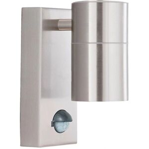 Searchlight GU10 Wall Light Stainless Steel - IP44 Weatherproof Searchlight GU10 Wall Light Stainless Steel - IP44 Weatherproof