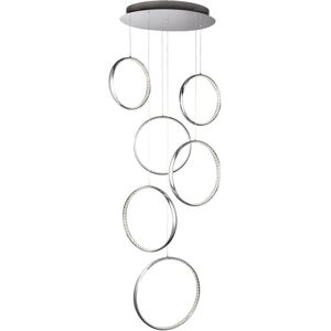Searchlight Lighting Searchlight Rings - LED Ceiling Pendant Chrome Searchlight Lighting Searchlight Rings - LED Ceiling Pendant Chrome