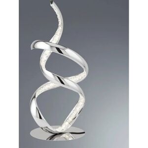 Searchlight Lighting Searchlight Twirls - LED 1 Light Table Lamp Chrome, Crystal Glass Searchlight Lighting Searchlight Twirls - LED 1 Light Table Lamp Chrome, Crystal Glass