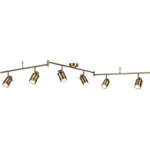 Searchlight Samson 6 Light Bathroom Ceiling Spotlight Bar Antique Brass - Ceiling Spotlight Searchlight Samson 6 Light Bathroom Ceiling Spotlight Bar Antique Brass - Ceiling Spotlight
