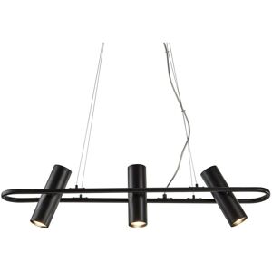 Searchlight GU10 Ceiling Pendant - Black - 3 Light Searchlight GU10 Ceiling Pendant - Black - 3 Light