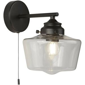 Searchlight School House 1 Light Wall Light - Black - IP44 Searchlight School House 1 Light Wall Light - Black - IP44