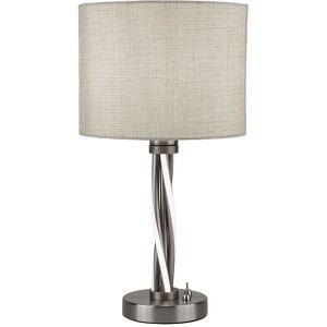Lampada da tavolo Searchlight EU7564SS Argento Satinato - Lampada da scrivania Lampada da tavolo Searchlight EU7564SS Argento Satinato - Lampada da scrivania