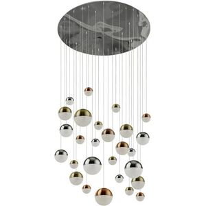 Searchlight Searchlight Planets 27 Light LED Ceiling Pendant - Multi Coloured Searchlight Searchlight Planets 27 Light LED Ceiling Pendant - Multi Coloured
