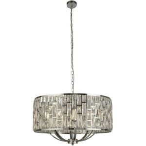 Searchlight Lighting Bijou 8 Light Chrome Ceiling Pendant - Ceiling Pendant Searchlight Lighting Bijou 8 Light Chrome Ceiling Pendant - Ceiling Pendant