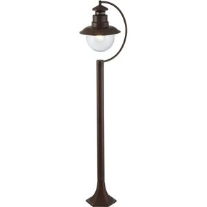Searchlight Station 1 Outdoor Garden Post Light - Rustic Brown - IP44 Searchlight Station 1 Outdoor Garden Post Light - Rustic Brown - IP44