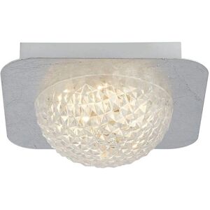 Searchlight Celestia 1 Light Square Led Ceiling Light - Silver Leaf - IP20 - 6.5W Searchlight Celestia 1 Light Square Led Ceiling Light - Silver Leaf - IP20 - 6.5W