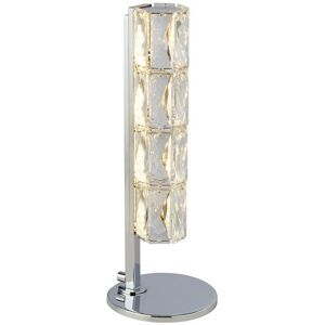Searchlight Remy Table Light - Hexagonal Tube Bar - Chrome - Clear Crystal Searchlight Remy Table Light - Hexagonal Tube Bar - Chrome - Clear Crystal