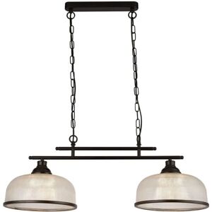 Searchlight Highworth 2 Light Black Ceiling Pendant - Ceiling Pendant Searchlight Highworth 2 Light Black Ceiling Pendant - Ceiling Pendant