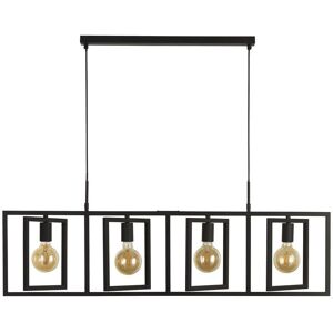 Searchlight Plaza 4 Light Adjustable Ceiling Pendant - Modern Black Lighting Searchlight Plaza 4 Light Adjustable Ceiling Pendant - Modern Black Lighting