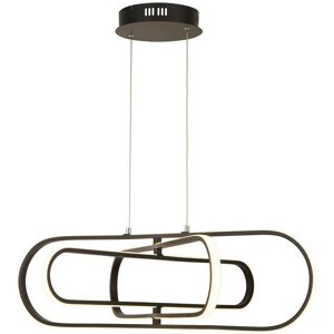 Lampada a sospensione LED nera regolabile Searchlight - Lampada a soffitto Lampada a sospensione LED nera regolabile Searchlight - Lampada a soffitto