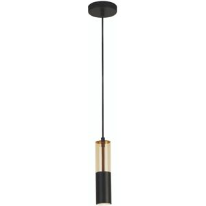 Lampadario Merrygold Nero e Ambra - Lampada da soffitto Lampadario Merrygold Nero e Ambra - Lampada da soffitto