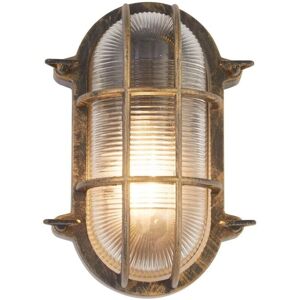 Searchlight Black Gold Aluminium Outdoor Light - IP44 Searchlight Black Gold Aluminium Outdoor Light - IP44