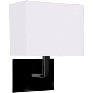 Lampada da Parete Hotel Searchlight - Tessuto Bianco e Nero Lampada da Parete Hotel Searchlight - Tessuto Bianco e Nero