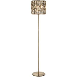 Searchlight Bijou Single Light Champagne Glass Floor Lamp - Floor Lamp Searchlight Bijou Single Light Champagne Glass Floor Lamp - Floor Lamp