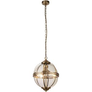 Searchlight Coronet 3 Light Glass Ceiling Pendant - Ceiling Pendant Searchlight Coronet 3 Light Glass Ceiling Pendant - Ceiling Pendant