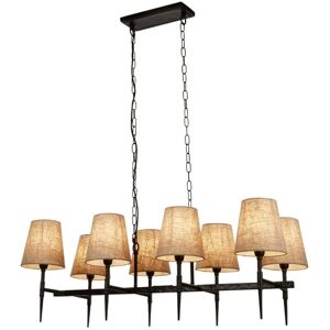 Lampada a sospensione gothica a barra da 8 luci - Lampada da soffitto Lampada a sospensione gothica a barra da 8 luci - Lampada da soffitto