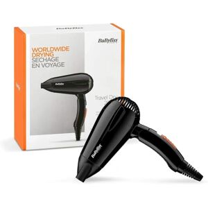 BaByliss Travel 2000 W Hair Dryer - Black BaByliss Travel 2000 W Hair Dryer - Black