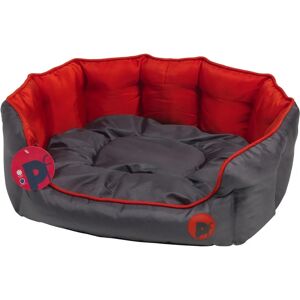 Petface Oxford Oval Dog Bed - Red - Large - Dog Bed Petface Oxford Oval Dog Bed - Red - Large - Dog Bed