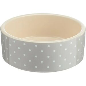 Petface Grijze stippen keramische kom - 15cm Petface Grijze stippen keramische kom - 15cm