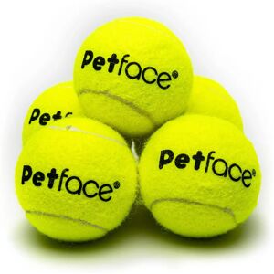 Petface Pet Mini Tennis Balls Dog Toy - 5 Pack Petface Pet Mini Tennis Balls Dog Toy - 5 Pack