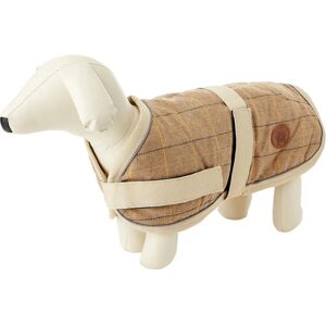 Petface Tan Tweed Dog Coat - 40cm Petface Tan Tweed Dog Coat - 40cm
