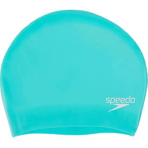 Speedo Modell 806168B961 Langhaars Silikon Schwimmkappe - Grün Speedo Modell 806168B961 Langhaars Silikon Schwimmkappe - Grün
