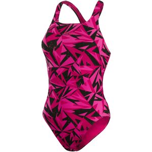 Speedo Women's Hyperboom Medalist Swimsuit black/pink Speedo Women's Hyperboom Medalist Swimsuit black/pink