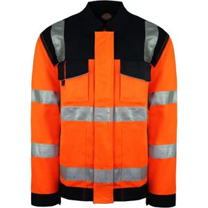 Dickies High Visibility Orange/Navy SA24 7JK Jacket - Small Dickies High Visibility Orange/Navy SA24 7JK Jacket - Small