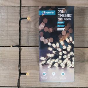 Premier Battery 200 LED String Lights - Outdoor Warm White Premier Battery 200 LED String Lights - Outdoor Warm White