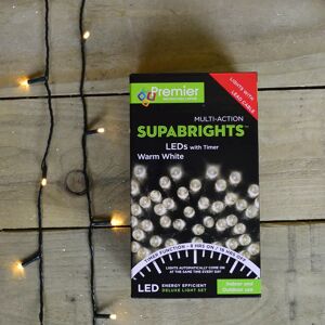 Premier Decorations Supabright 360 LED Christmas Lights - Warm White Premier Decorations Supabright 360 LED Christmas Lights - Warm White