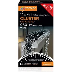 Samsung 960 LED - 12.4m Premier Cluster Christmas Lights - Cool White Samsung 960 LED - 12.4m Premier Cluster Christmas Lights - Cool White