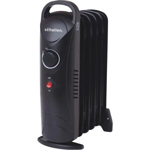 Schallen Portable Electric Mini Oil Filled Radiator Heater - Black - 800W Schallen Portable Electric Mini Oil Filled Radiator Heater - Black - 800W