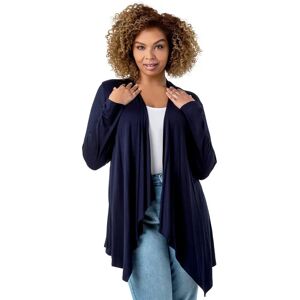 Roman Curve Waterfall Jersey Cardigan - Navy - Size 20 Roman Curve Waterfall Jersey Cardigan - Navy - Size 20