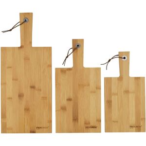 Progress Bambusträ 3-delat Skärbräda Set - Naturlig, Stark, Lätt Progress Bambusträ 3-delat Skärbräda Set - Naturlig, Stark, Lätt