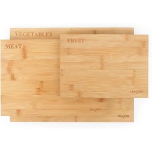 Salter 3 Piece Bamboo Chopping Board Set - Chopping Boards Salter 3 Piece Bamboo Chopping Board Set - Chopping Boards