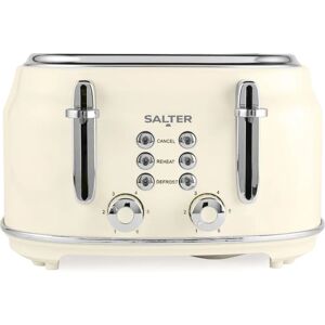 Salter Retro 4 Slice Cream Toaster - Toaster Salter Retro 4 Slice Cream Toaster - Toaster