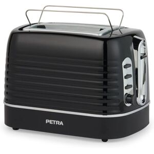 Petra - PT5573BLKVDE - Gris Oscuro - 2 rebanadas - Tostadora Petra - PT5573BLKVDE - Gris Oscuro - 2 rebanadas - Tostadora