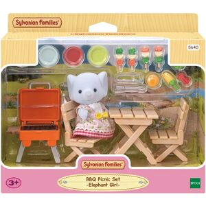 Sylvanian Families Set BBQ Pique-nique - Fille Éléphant (5640) Sylvanian Families Set BBQ Pique-nique - Fille Éléphant (5640)