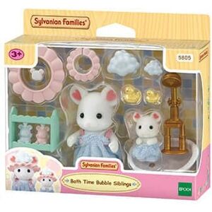Sylvanian Families Souris Marshmallow - Set de Bain Sylvanian Families Souris Marshmallow - Set de Bain