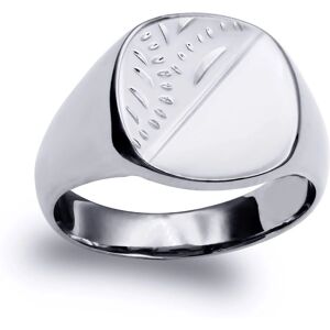 Jewelco London Model ARN120 - Square Cushion Signet Ring - White Jewelco London Model ARN120 - Square Cushion Signet Ring - White