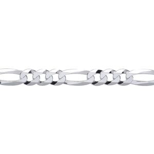 Jewelco London - GVCH49 - Rhodium plated silver - 8mm - Necklace Jewelco London - GVCH49 - Rhodium plated silver - 8mm - Necklace