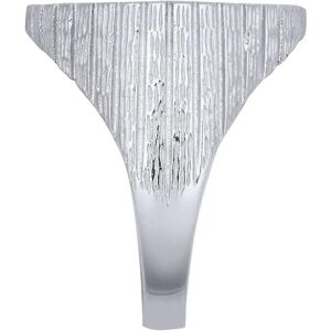 Jewelco London Men's Sterling Silver Ribbed Coin Mount Ring - Ring Jewelco London Men's Sterling Silver Ribbed Coin Mount Ring - Ring