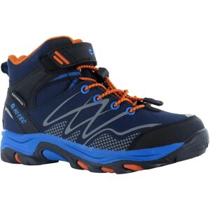 Hi-Tec Kids Navy/Orange/Lake Blue Waterproof Softshell Hiking Boots - Kids Hi-Tec Kids Navy/Orange/Lake Blue Waterproof Softshell Hiking Boots - Kids